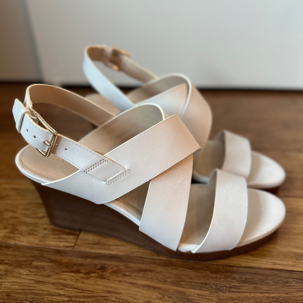 Cole Haan White Wedges - Size 9